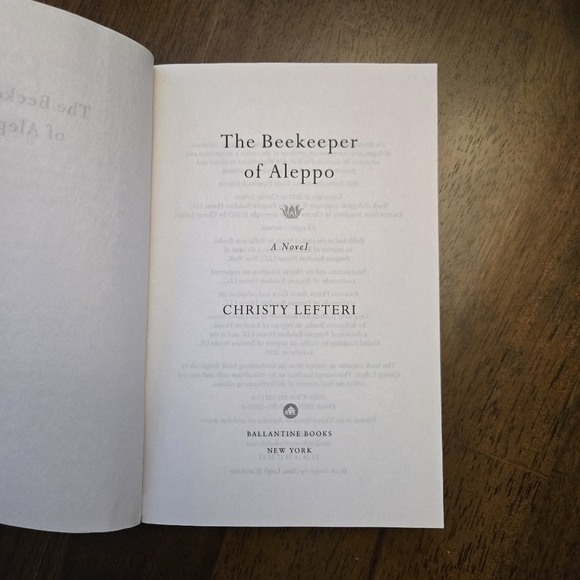 The Beekeeper of Aleppo: A Novel - Paperback By Lefteri, Christy - VERY GOOD - Picture 5 of 5